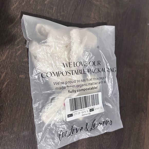 For Love & Lemons Cora Roses Small Thong - Picture 5 of 7